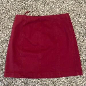 Impeccable pig denim skirt